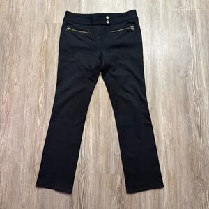 Veronica Beard Womens 2 Metro Crop Kick‎ Flare Pants Black